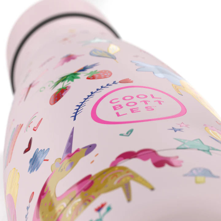 Botella Térmica Acero Cool Bottles Funny Unicorns 350ml