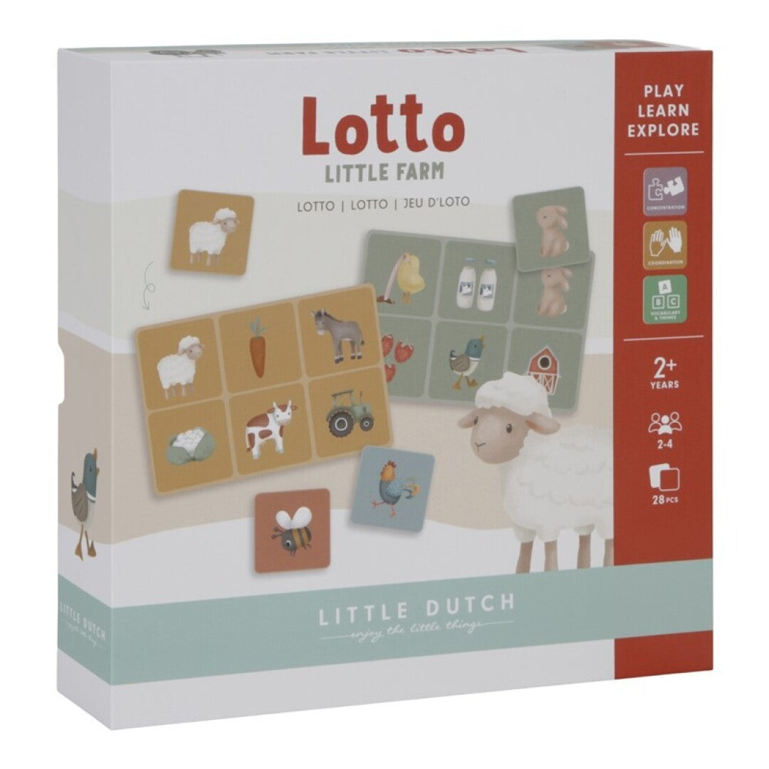 Juego Lotto pequeña Granja Little Dutch