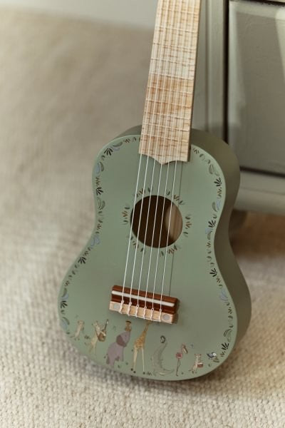 Guitarra infantil verde safari de Little Dutch