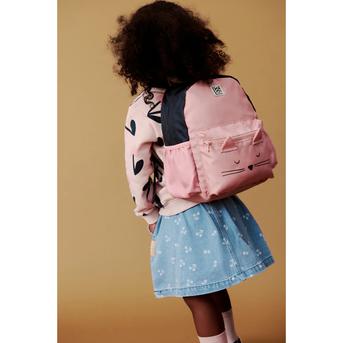 Mochila Andreas Backpack Cat Rosa Liewood