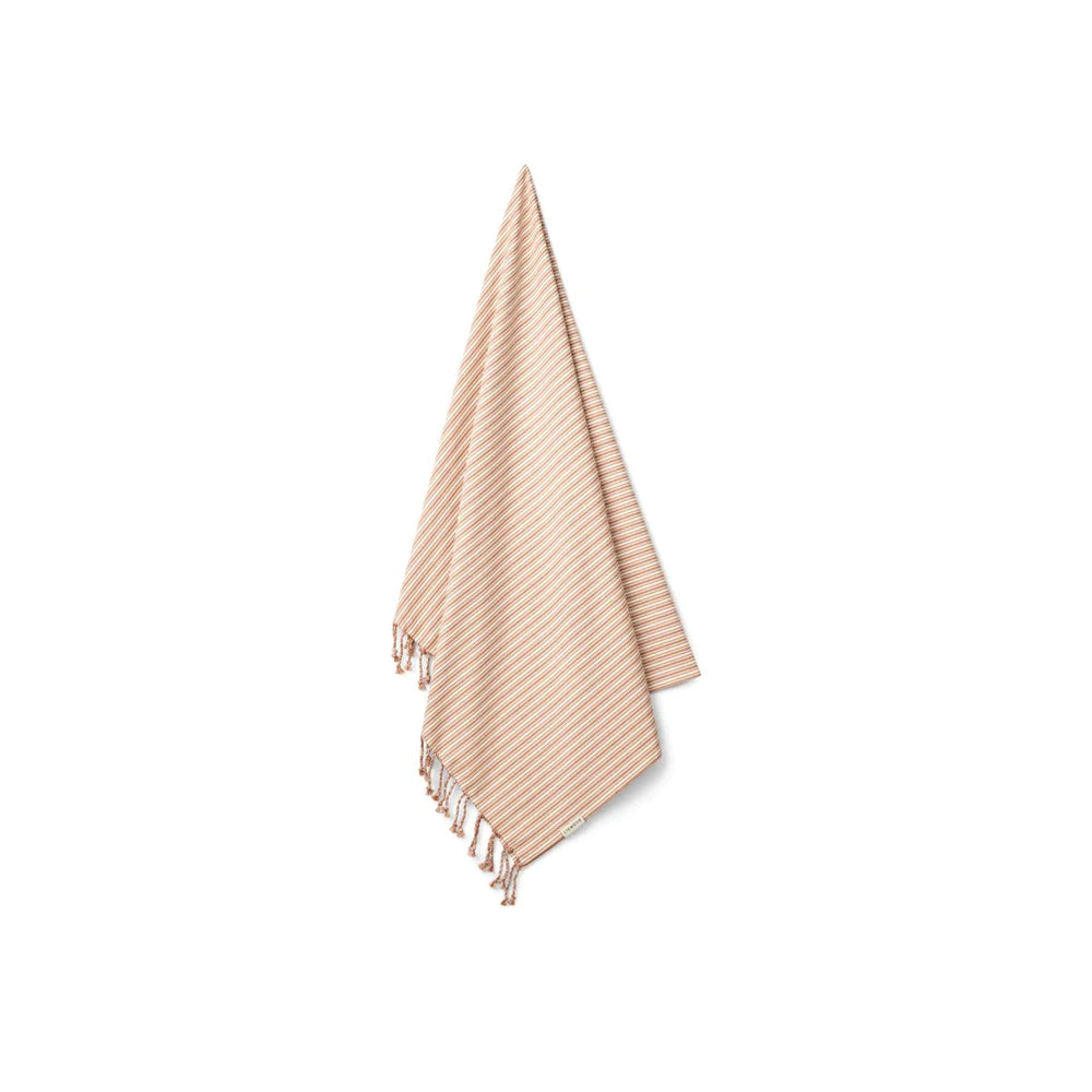 Toalla de playa Mona Tuscany/creme rayas de Liewood