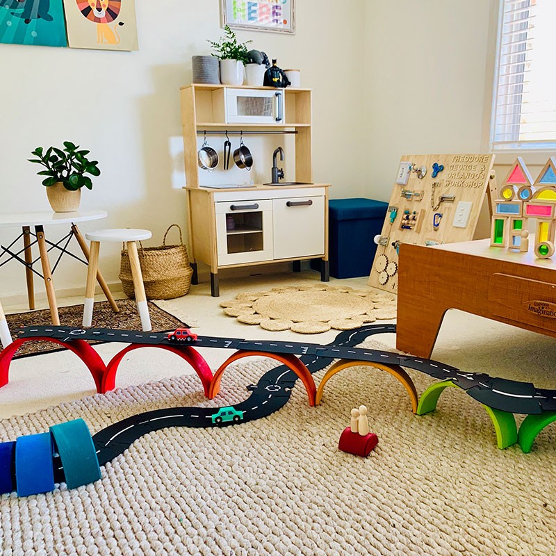 Ringroad- Carretera Flexible Waytoplay 12 piezas