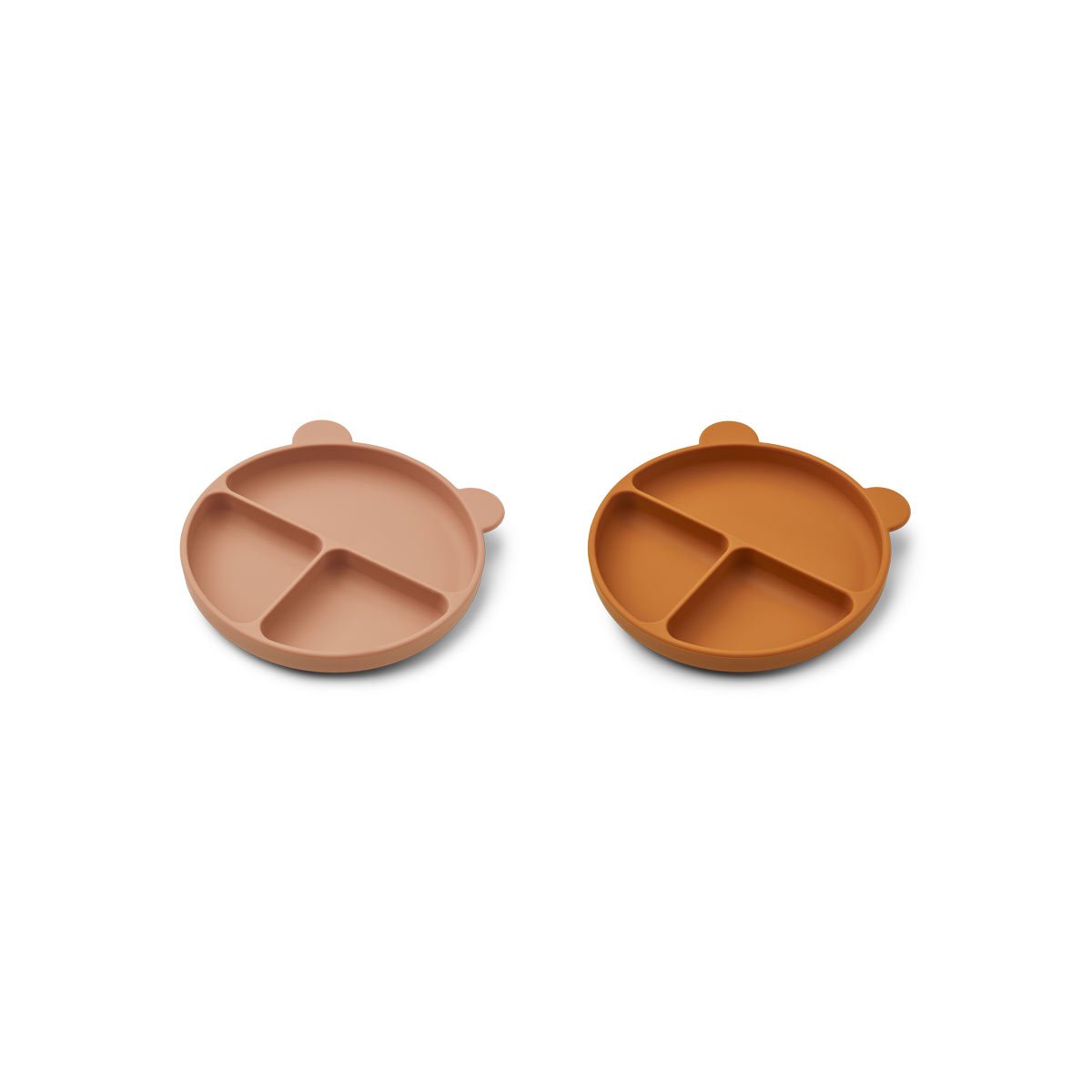 Pack de 2 platos infantil MERRICK rosa/mostaza de Liewood
