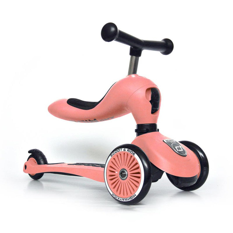 Patinete 2 en 1 Highwaykick One Peach