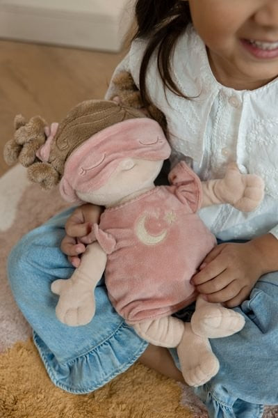 Bebé Muñeca Rosa Grande 40cm Little Dutch