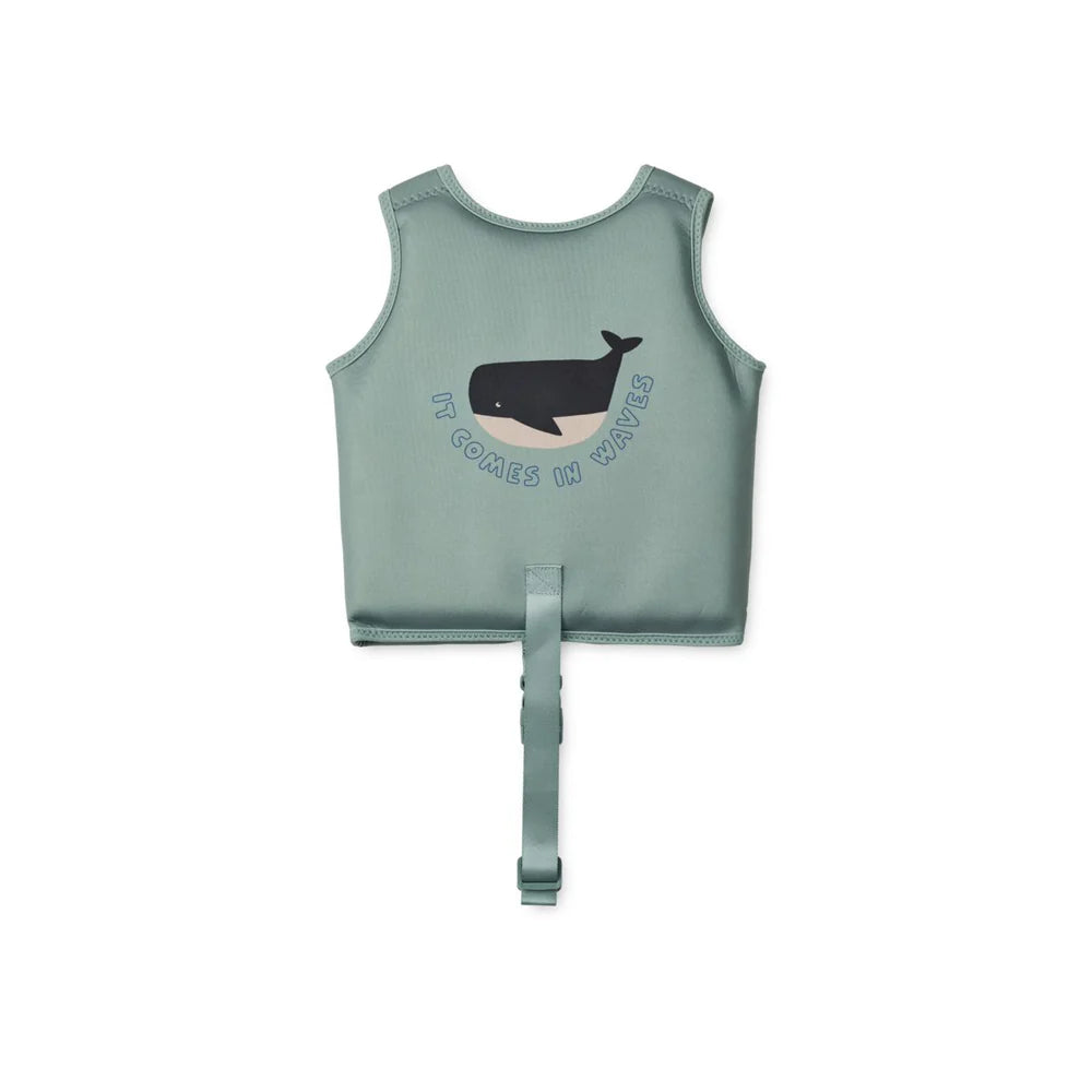 Chaleco flotador infantil Peppermint Waves Liewood