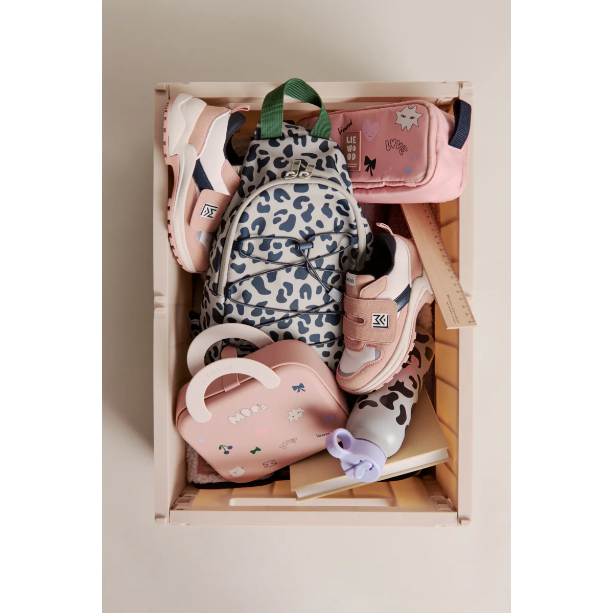 Estuche escolar 3 cremalleras Cindy Mood Liewood