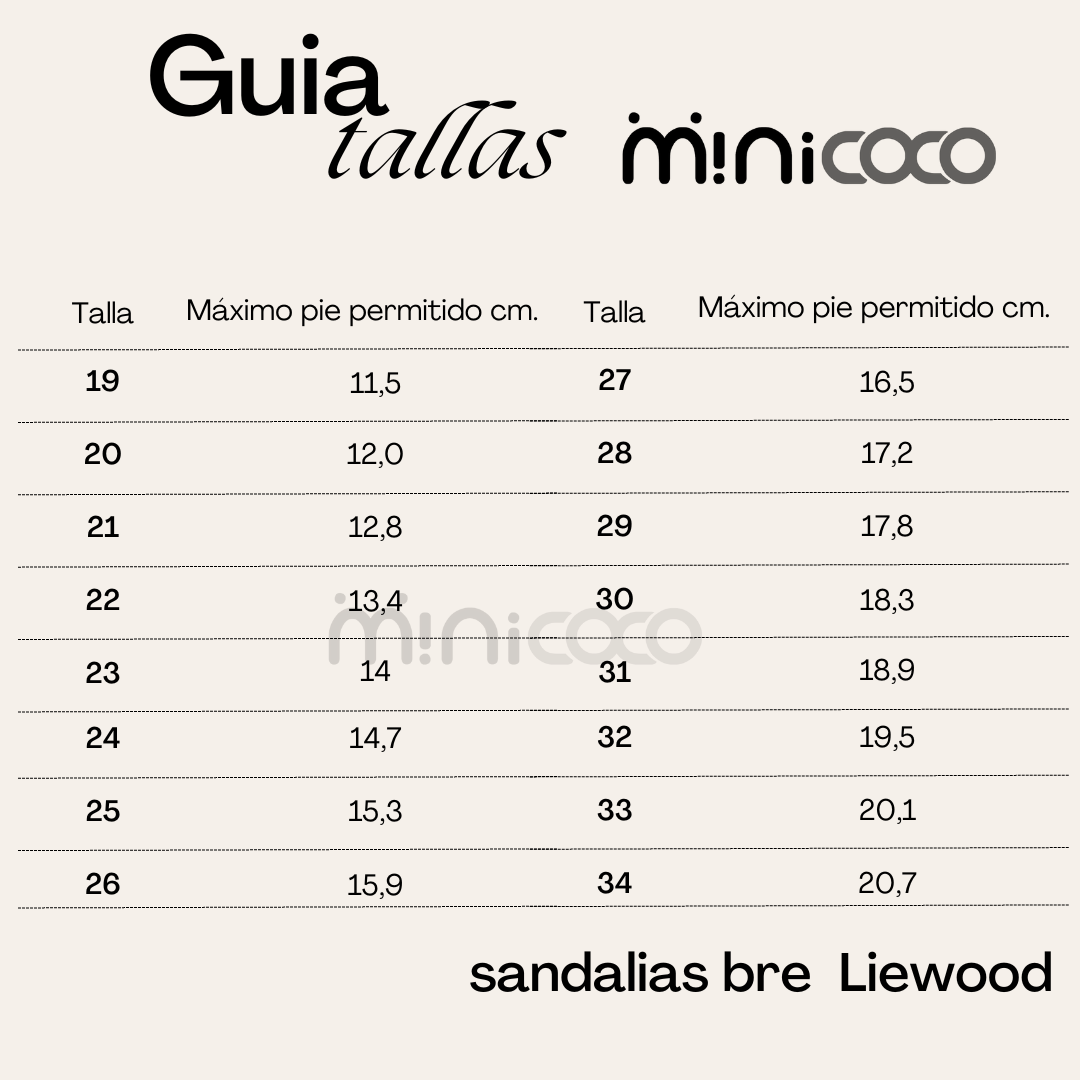 Sandalias Cangrejeras infantil Bre Classic navy de Liewood