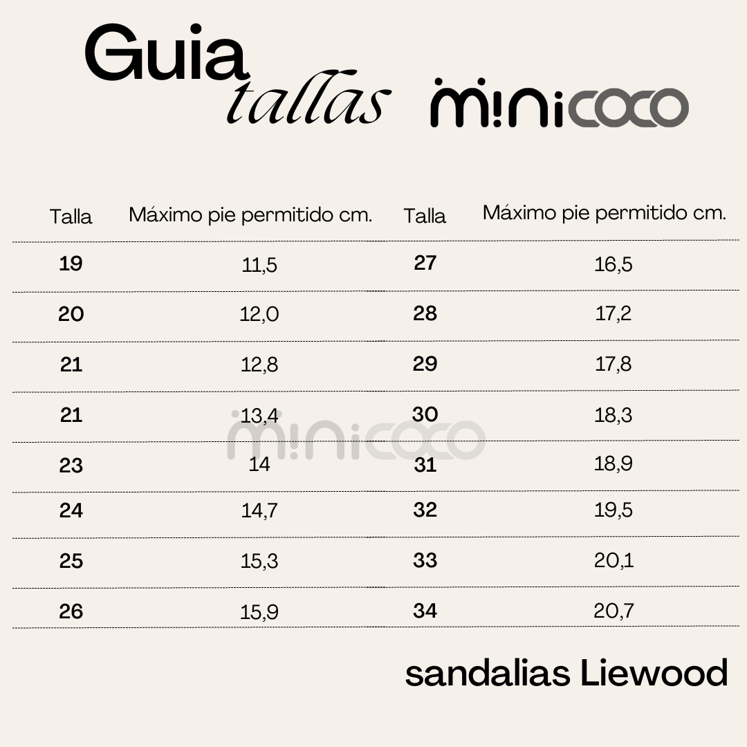 Sandalias Cangrejeras infantil Bre Papaya de Liewood