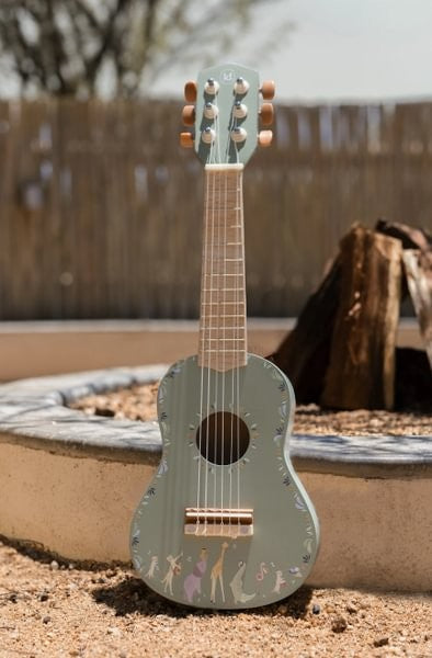 Guitarra infantil verde safari de Little Dutch