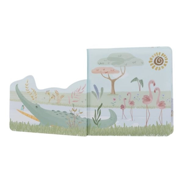 Libro infantil para el baño Safari de Little Dutch
