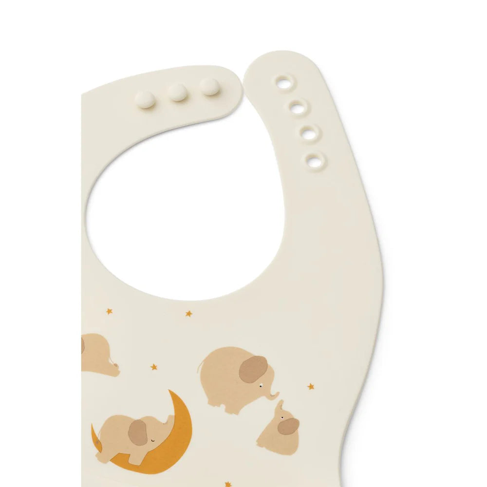 Pack de 2 Baberos de silicona Ember elefant Liewood