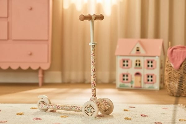 Patinete infantil 3 ruedas Offwhite Little Dutch