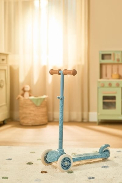 Patinete infantil 3 ruedas Safari Azul Little Dutch