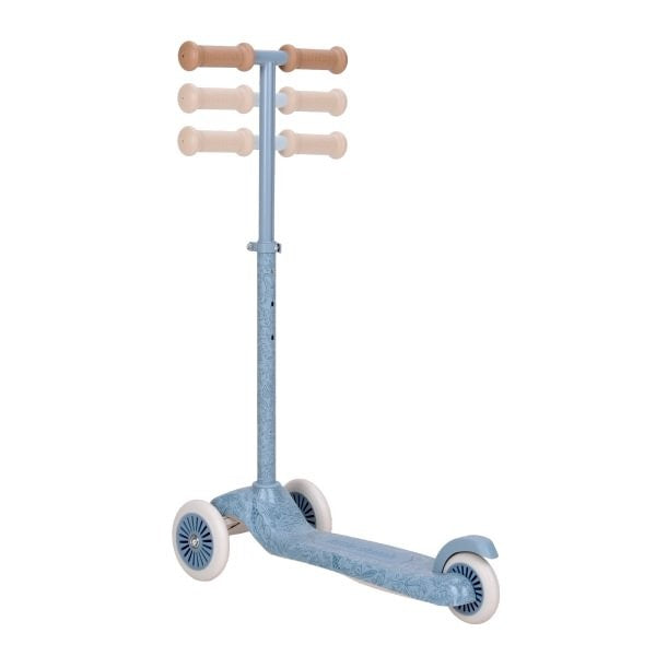 Patinete infantil 3 ruedas Safari Azul Little Dutch