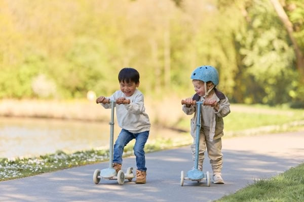 Patinete infantil 3 ruedas Verde Little Dutch