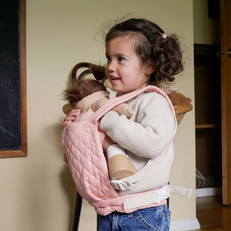 Portabebé para muñecas Dinkum Rosa Olli Ella