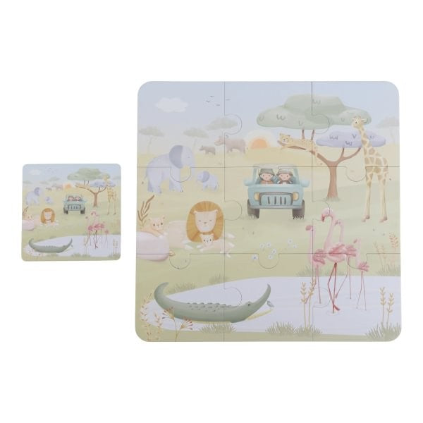 Puzzle 6 en 1  FSC Safari Friends de Little Dutch
