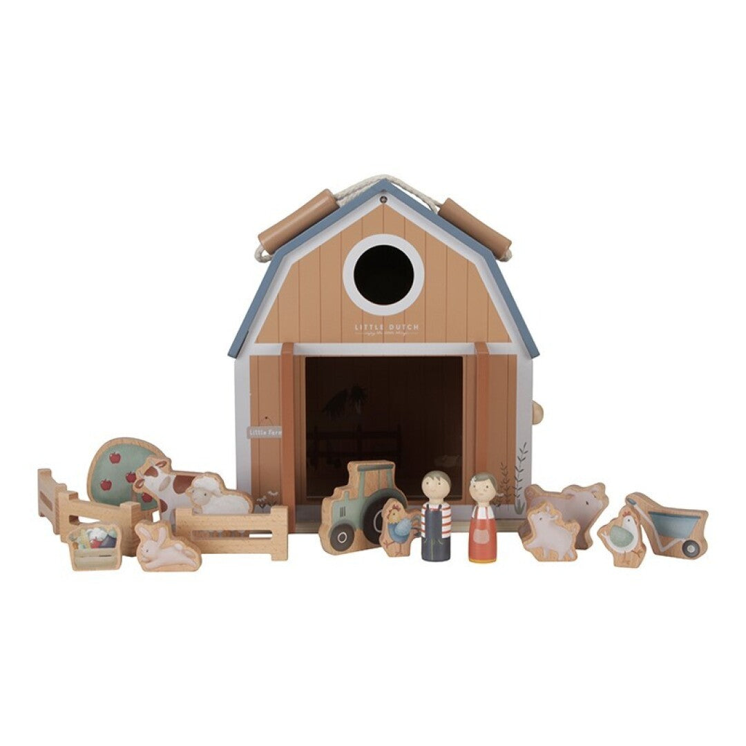Granja casa de muñecas FSC Little Farm Little Dutch