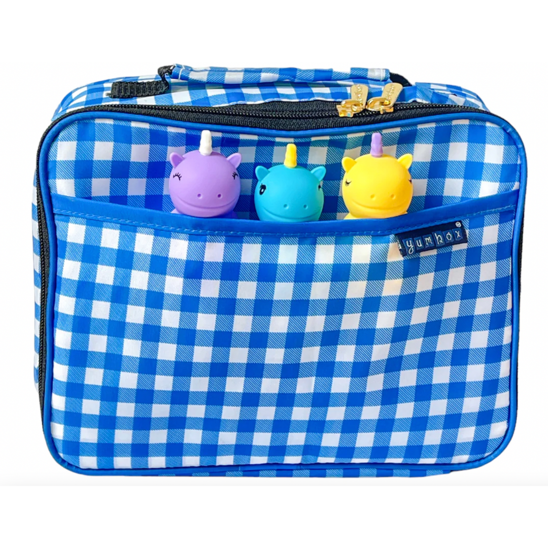 3 Mini dispensadores Yumbox Squeezy Unicornios