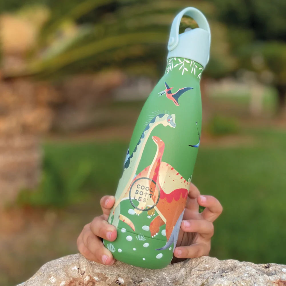 Botella Térmica Acero Cool Bottles Jurassic Dino 350ml