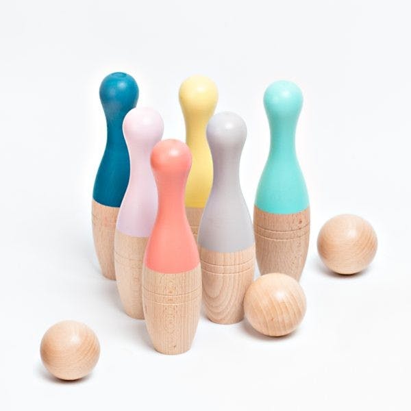 Bolos de madera Me&Mine