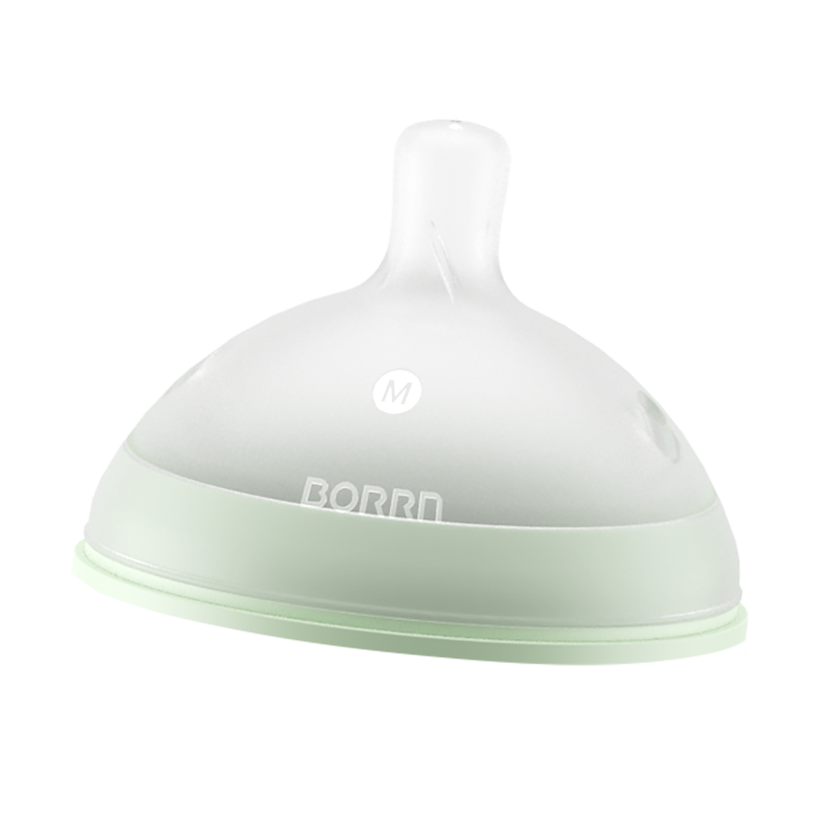 Tetina silicona Flujo Medio Borrn verde
