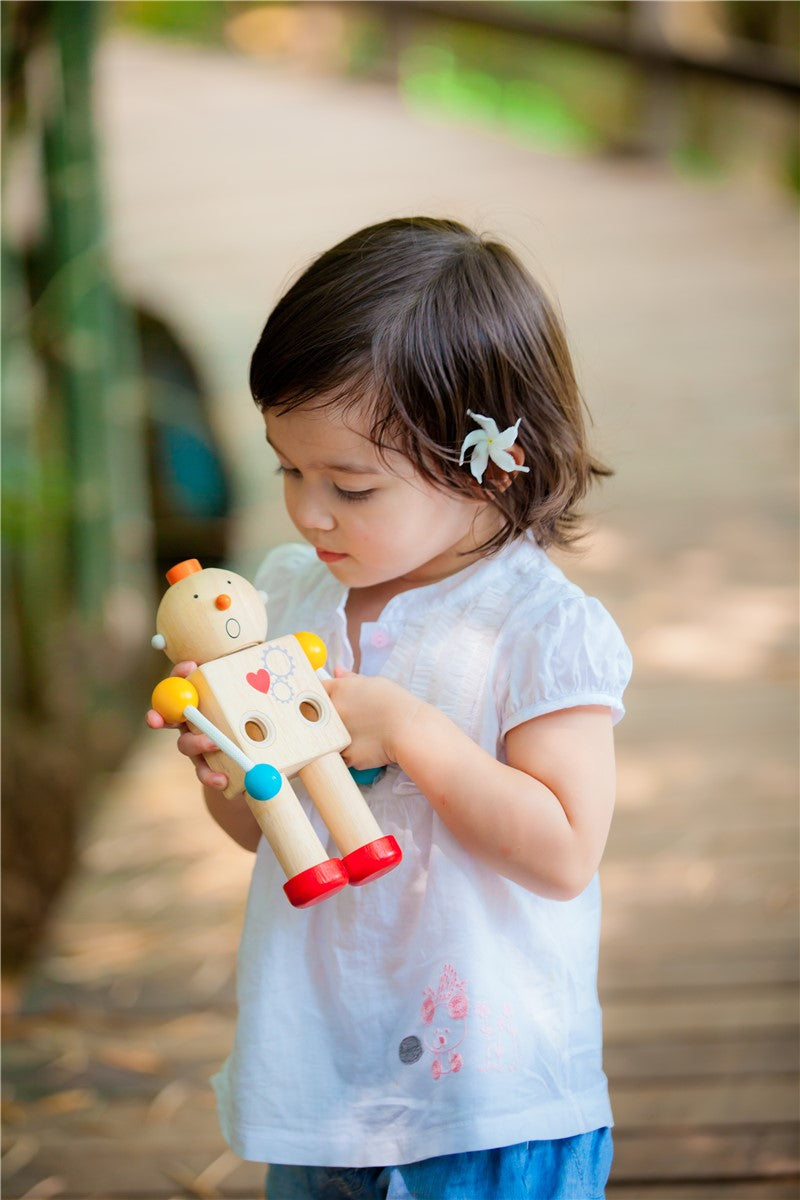 Construye a tu Robot de madera emociones - Plantoys