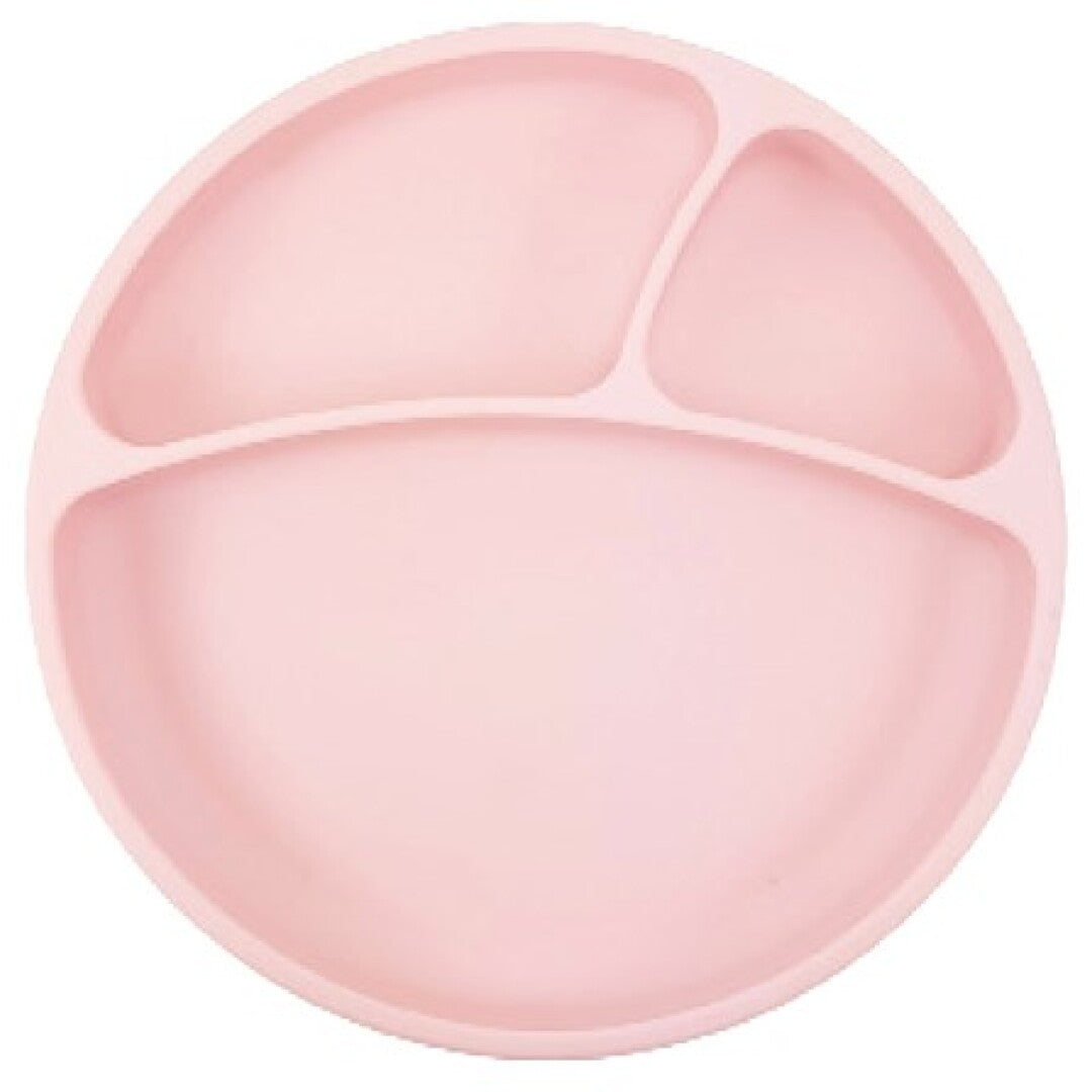 Portions Plato rosa de 3 secciones de MiniKoioi