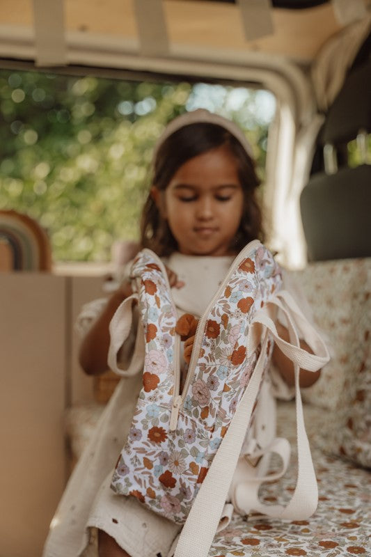 Mochila infantil Vintage flores de Little Dutch