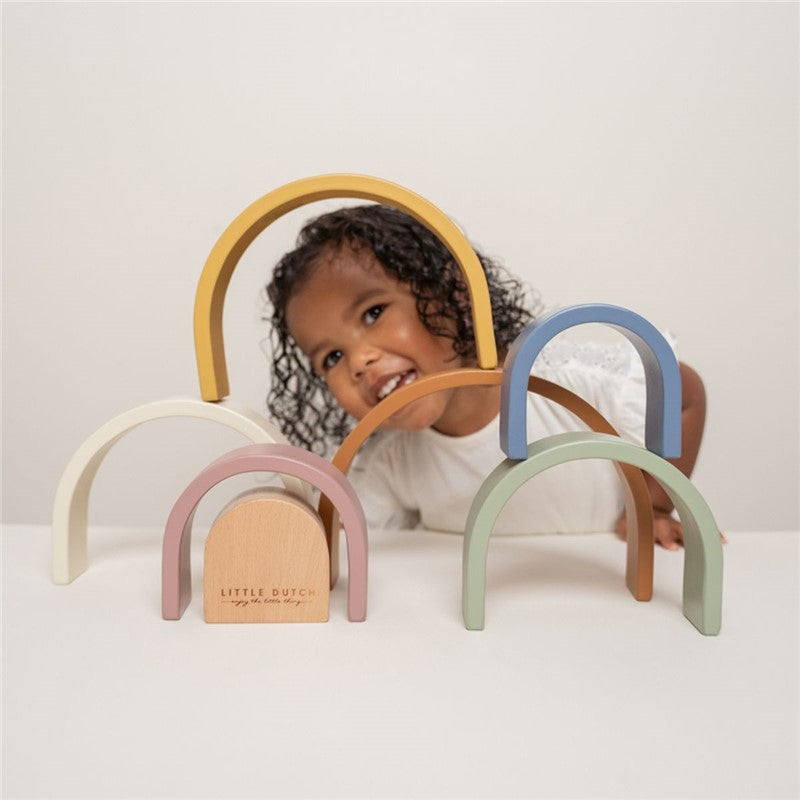 Arcoiris Vintage FSC de Little Dutch