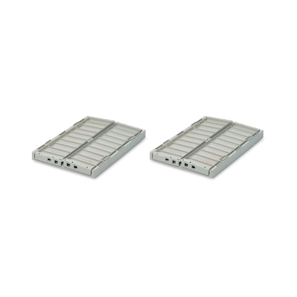 Pack de 2 Caja Plegable Mediana Weston Azul de Liewood
